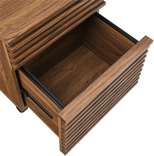 Vista 6 de Modway EEI-5704-WAL Archivador de madera, nogal
