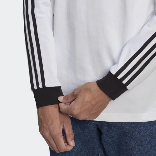 Vista 10 de adidas Originals Camiseta de manga larga con 3 rayas para hombre