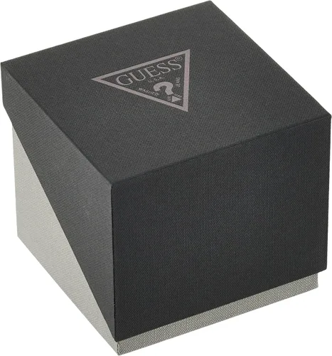 Vista 5 de GUESS US Men's Black and Gold-Tone Square Multifunction Watch, one