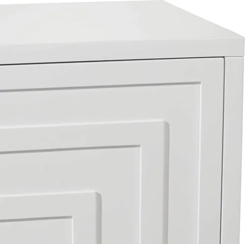 Vista 9 de 55 Downing Street Bertolli - Armario decorativo de lujo moderno de 30 pulgadas de ancho, color blanco