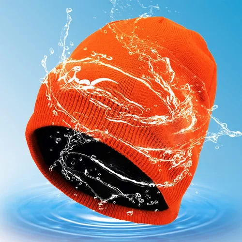 Vista 2 de Gorro impermeable, resistente al viento, transpirable, mantiene tu cabeza caliente y completamente seca.