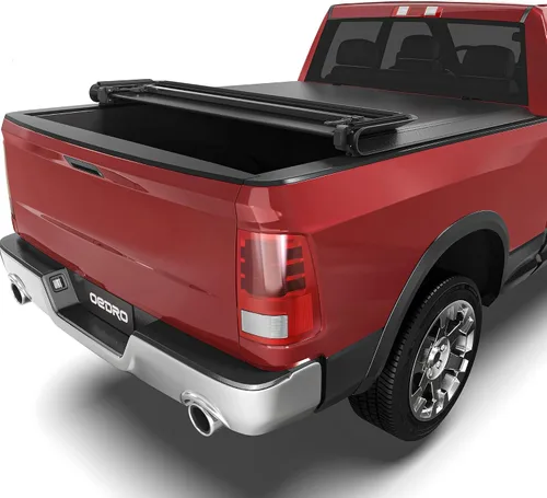 Vista 20 de OEDRO FRP Cubierta Rígida de Tonneau de Triple Pliegue Compatible con Dodge Ram 1500 2009-2024 (Carrocería Clásica y Nueva) Cama de 5.6 pies sin Ram