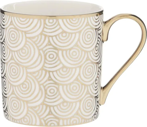 Vista 5 de Tazas bañadas en oro mosaico, juego de 6