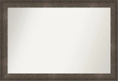 Vista 17 de Amanti Art Espejo de pared personalizado no biselado (25 x 25 pulgadas), marco de bronce acentuado, varios tamaños personalizados, espejo de baño