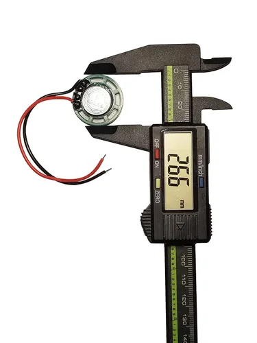 Vista 2 de ProTechTrader Altavoz de 1 pulgada de 1.024 in, 8 ohmios, 1/4 W (0.25 W) nominal / 1/2 W (0.5 W) de salida de potencia máxima, carcasa de plástico