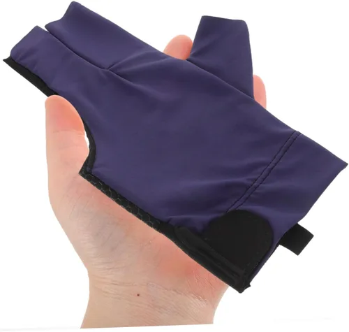 Vista 4 de HANABASS Left Handed Billiards Glove Breathable Slip Pool Stick Glove for Precision Control Touch Screen Compatible Comfortable Fit for Snooker and