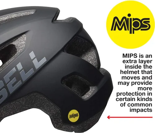 Vista 7 de Bell MIPS - Casco de bicicleta Soquel, negro mate Ti