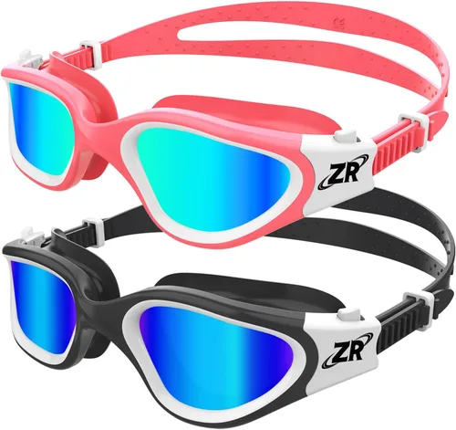 Vista 8 de ZIONOR Gafas de natación para niños, paquete de 2 gafas de natación polarizadas G1MINI para niñas/niños