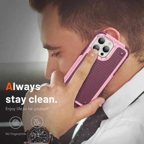 Vista 395 de Jeylly Funda para iPhone SE/Funda para iPhone 5S, Exterior de Plástico Duro que Absorbe Golpes + Interior de Silicona de Goma Defensor contra