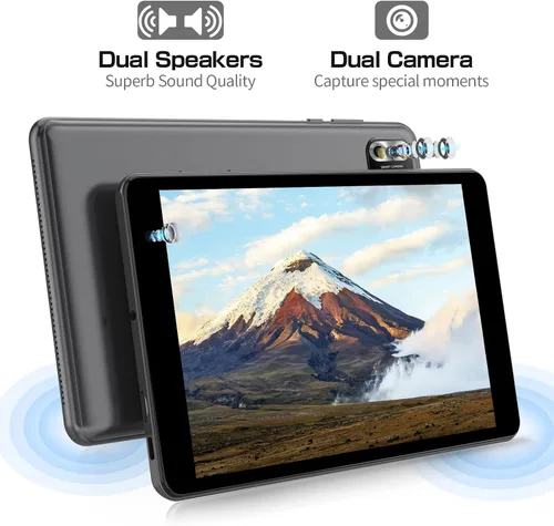 Vista 5 de Tabletas Android 14 de 8 pulgadas, Tablet PC de cuatro núcleos, 8 GB de RAM+64 GB ROM 512 GB expandir, batería de 5000 mAh, cámaras duales de 2+8