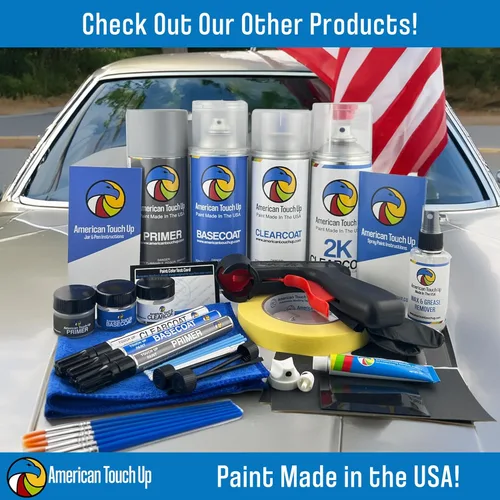 Vista 7 de American Touch Up Paint Exact Match Compatible con Jeep EBL/PBL Modern Blue Pearl - Tarro de pintura, completo