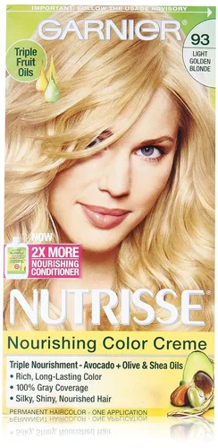 Vista 52 de Garnier Nutrisse Crema de color nutritiva, rubio natural claro [90] 1 ea (paquete de 2)