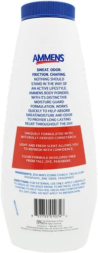Vista 2 de Ammens Polvo medicado, aroma original, 11 oz.
