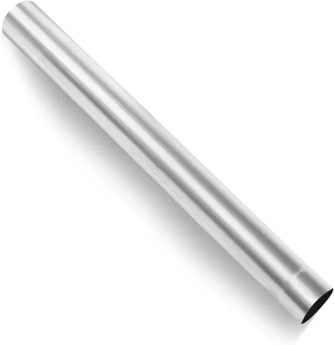 Vista 10 de Tubo de escape de 2.5 pulgadas, tubo de escape recto de acero inoxidable de 2.5'' DIY personalizado con mandril, 18 pulgadas de longitud, tubo recto