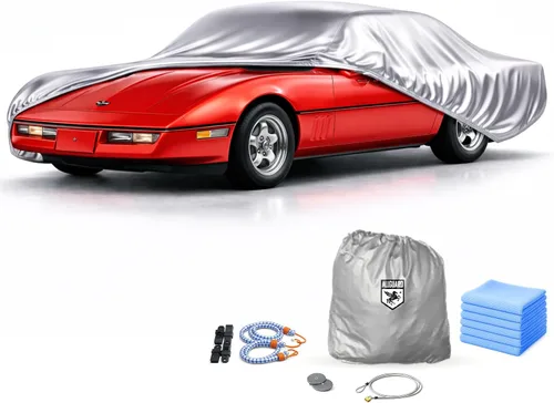 Vista 23 de Chevrolet Corvette - Funda de coche para C1 (1953-1957), resistente a los arañazos, cubierta de automóvil para interiores, material ultra suave
