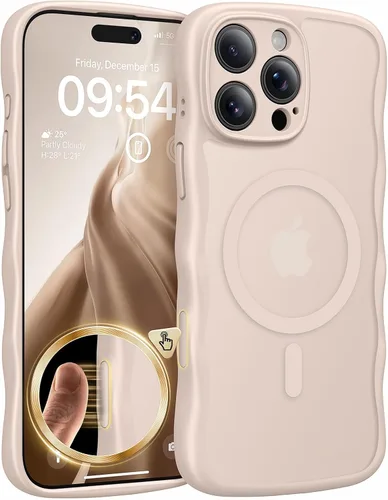 Vista 9 de TAURI Funda para iPhone 16 para mujeres y niñas, con control de cámara, [compatible con Masafe], funda Wave para iPhone 16 de 6.1 pulgadas