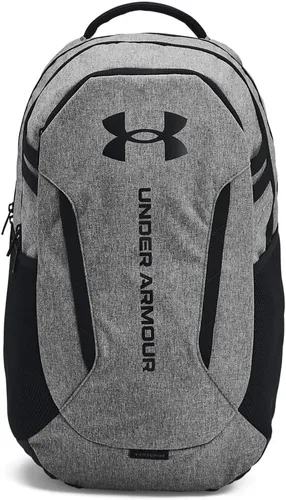 Vista 24 de Under Armour Mochila Hustle 6.0 unisex para adultos (002) Negro / Negro / Blanco