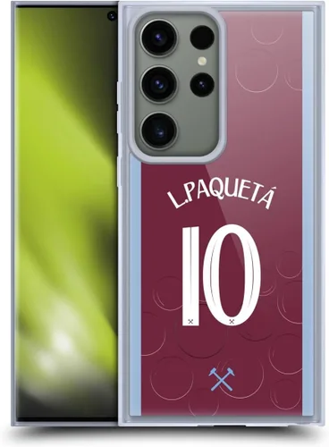 Vista 58 de Head Case Designs Officially Licensed West Ham United FC James Ward-Prowse 2023/24 Players Home Kit Gel Case [Military Grade Protection] Compatible