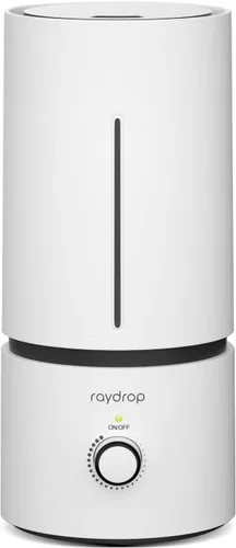 Vista 11 de raydrop - Humidificadores para dormitorio, raydrop - Humidificadores de vapor frío para bebés, humidificador ultrasónico silencioso de 1,0 L, ahorra