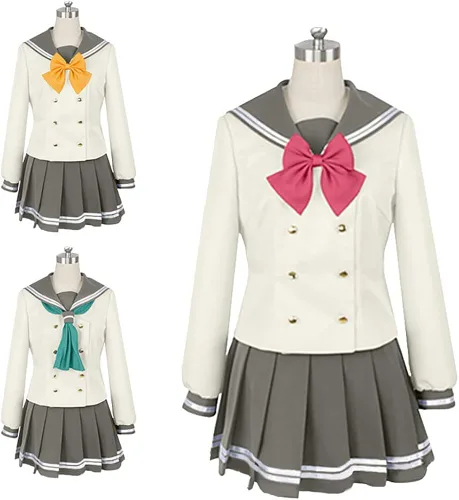 Vista 2 de Takami Chika - Traje de marinero para amor sol Halloween Navidad fiesta cosplay disfraz