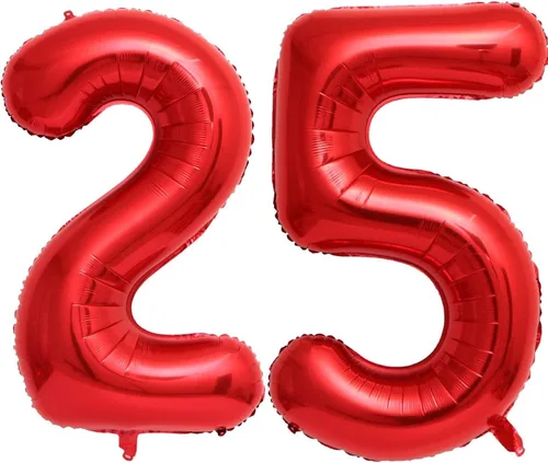 Vista 8 de Globos rojos de 40 pulgadas con el número 10, globos gigantes de 10 globos rojos de cumpleaños 10 globos rojos de cumpleaños 10 globos de 10.º