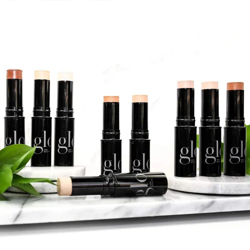 Vista 9 de Glo Skin Beauty Base mineral HD en barra Corrector de maquillaje infundido con ácido hialurónico Cobertura construible, contorno e iluminador