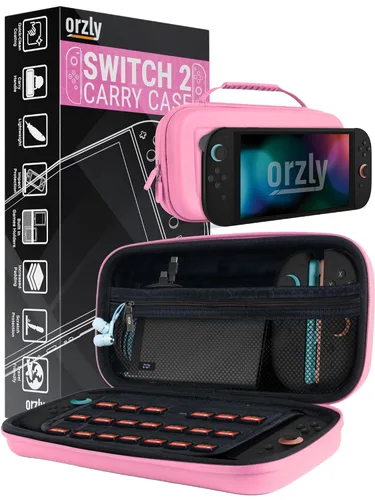 Vista 12 de Orzly Carry Case for Nintendo Switch Lite - Portable Travel Carry Case with storage for Switch Lite Games & Accessories [Solid Black]