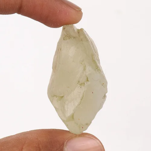 Vista 2 de GEMHUB Piedra lunar natural áspera blanca de 144 quilates sin cortar, piedra lunar curativa certificada