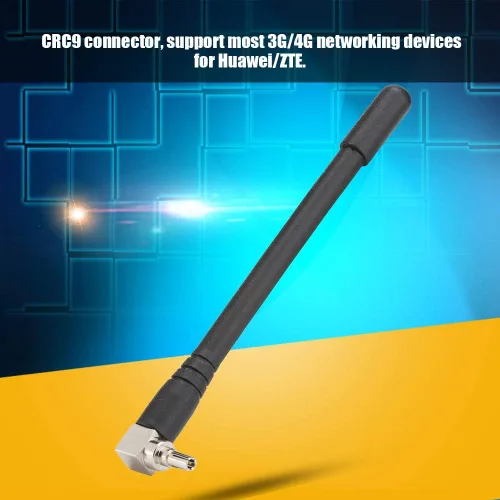 Vista 2 de 2 conectores CRC9 3DBi 4G LTE antena apta para E3372 E8372 E353 E367 E3131 E122 E8278, conector CRC9 y recepción, 4G estable