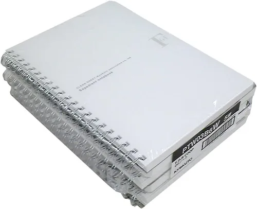 Vista 9 de Kyoku PTW03A5W FOBCOOP - Cuaderno de anillo liso, color blanco