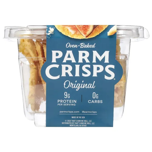 Vista 7 de ParmCrisps - Everything Cheese Parm Crisps, hechas simplemente con queso 100% real Snacks keto saludables, bajos en carbohidratos, altos