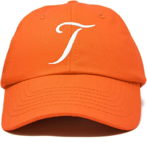Vista 8 de DALIX Gorra de béisbol con letra T para mujer, con monograma y bordado cursivo Beige
