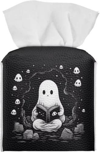 Vista 41 de 250th Anniversary Square Tissue Box Cover Pu Leather Tissue Holder Facial Paper Cover Waterproof Toilet Paper Holder for Bathroom Bedroom Modern