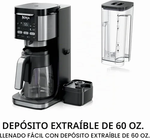 Vista 7 de [Usado] Ninja Cafetera de goteo Máquina de café DualBrew Pro caliente y helada Uso con cápsulas de café K-Cup 3 estilos de preparación