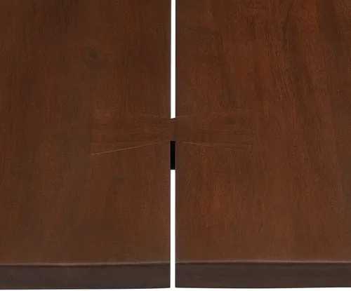 Vista 8 de Modway Ardor - Mesa de comedor rectangular de madera de acacia con borde vivo de 96 pulgadas en nogal negro Negro Nuez (Black Walnut)