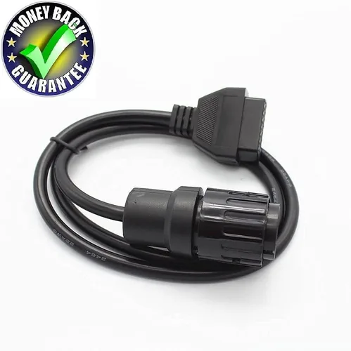 Vista 3 de Adaptador de cable de diagnóstico del motor 10pin OBD AntiBreak usado para las motocicletas