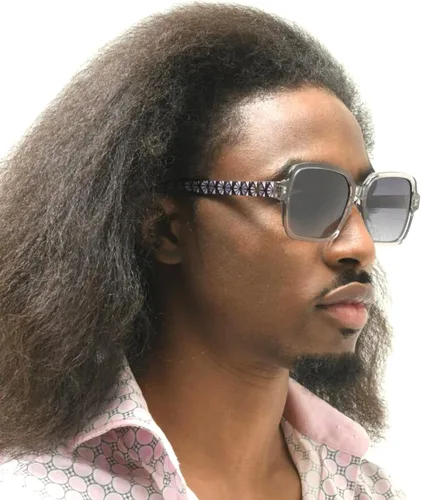 Vista 2 de VONTÉLLE Pharaoh Frames - Lentes de sol cuadrados unisex listos para prescripción