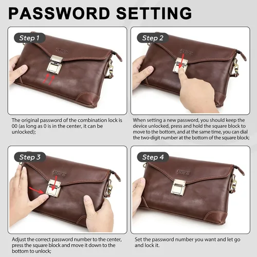 Vista 42 de Funda de piel de grano superior para hombre y mujer, múltiples bolsillos/ranuras, RFID de gran capacidad para tarjetas, cheques, dinero, pasaporte