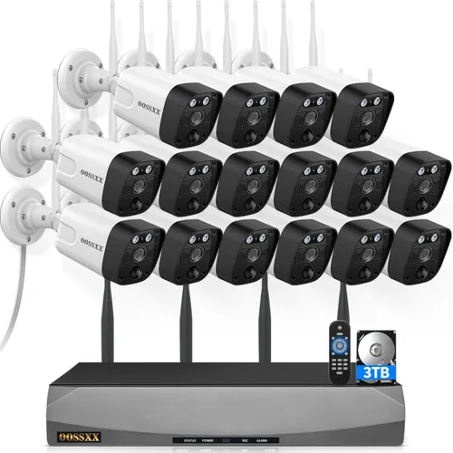 Vista 11 de (2026 Update) 5MP Wireless WiFi Outdoor Security Camera System with Dual Antenna Cameras, 55% Stronger Signal, 130° Wide Angle, 2-Way Audio, No