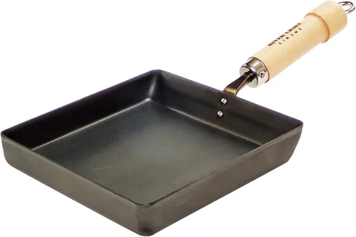 Vista 14 de Riverlight Kyoku Japan J1611 - Sartén de hierro para huevos, extra pequeña, nitruro de hierro, compatible con IH, resistente a la corrosión