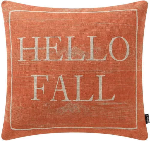 Vista 9 de Trendin - Funda decorativa de 18.0 x 18.0 in, funda cuadrada y acolchada para cojín, con diseño de casa de campo