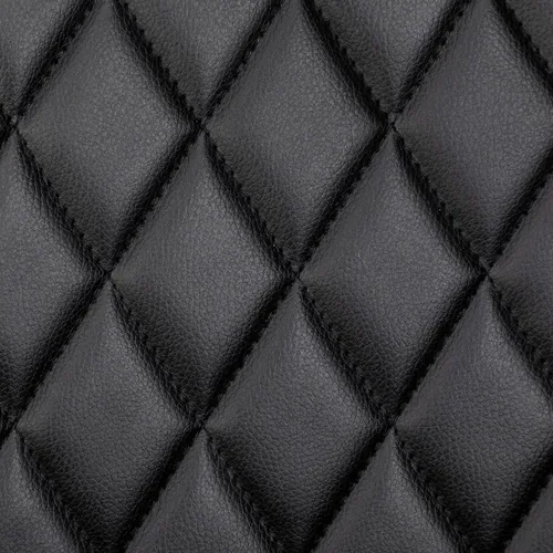 Vista 7 de LUNLING Sillas de Comedor Modernas de Mediados de Siglo de Cuero Sintético, Sillas con Asiento Tapizado y Patas de Metal, Silla de Cocina de Cuero