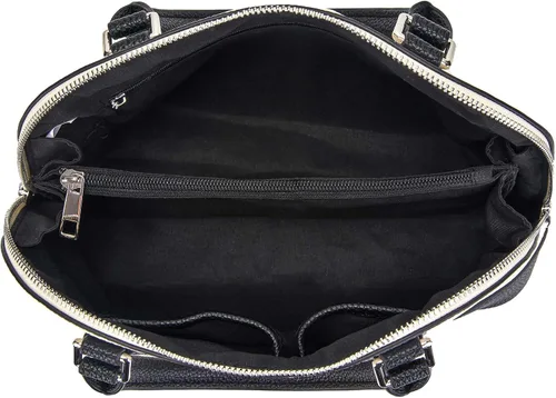 Vista 6 de Bolso con asa para mujer Classic Dome Satchel, Blanco