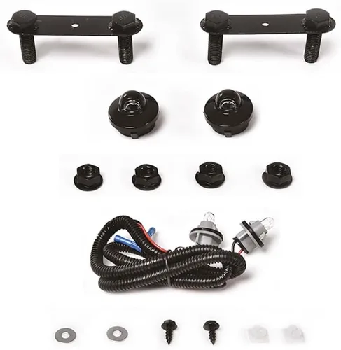Vista 3 de PIT66 Conjunto de Cobertura de Parachoques Trasero de Acero, Compatible con Ford F150 2009-2014 9L3Z17906A-PFM, 9L3Z17906A, 9L3Z17B807A