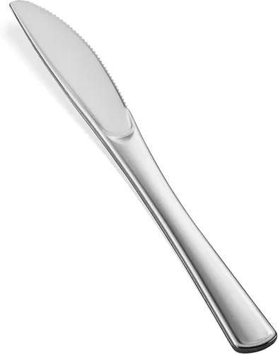 Vista 4 de Juego de 600 cubiertos de plástico – Juego de cubiertos de plástico – Desechable – Juego de cubiertos – 200 tenedores – 200 cucharas – 200 cuchillos