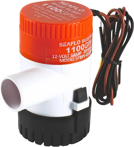 Vista 15 de SEAFLO Bomba de sentina automática serie 06 – 12 V CC, 750 GPH, interruptor de flotador integrado, totalmente sumergible, construcción duradera