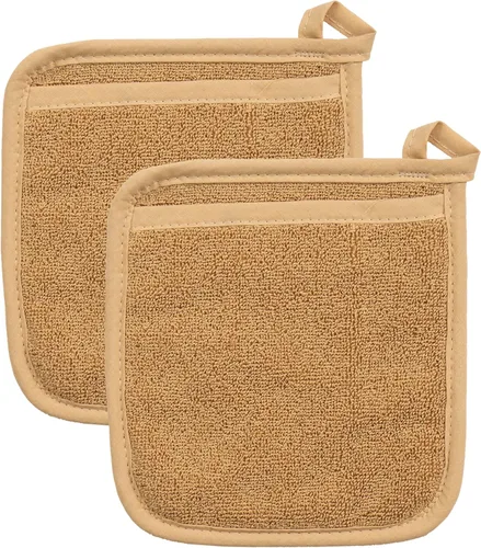 Vista 24 de RITZ Terry Pocket Mitt & Hot Pad: Unparalleled Heat Resistant, Durable 100% Cotton – Ergonomically Designed for Optimal Grip – Easy-Care Machine