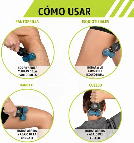Vista 5 de Pro-Tec Athletics Rollers, RM Extreme, RM Extreme Mini Roller, Cryosteel Ice Roller, Portable Roller, Deep Tissue Massage, Muscle Relief, Hamstring