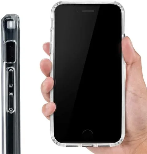 Vista 4 de Skinit Funda transparente compatible con iPhone SE (2ª y 3ª generación), diseño oficial de NFL Los Angeles Rams Trailblazer
