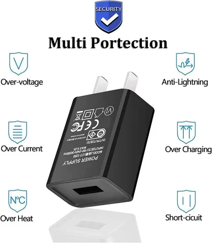 Vista 6 de VHBW Cable de alimentación para afeitadora de calaveras, cargador para recortadora Pitbull Gold Pro/Silver Pro/Platinum/Palm Beast, adaptador